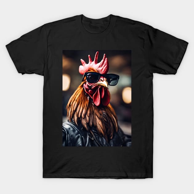 rooster T-Shirt by helintonandruw